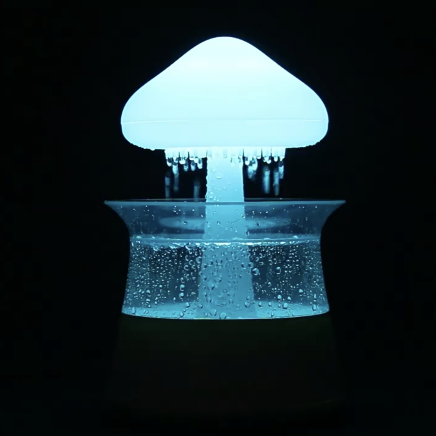 Rain Cloud humidifier with 7 color led