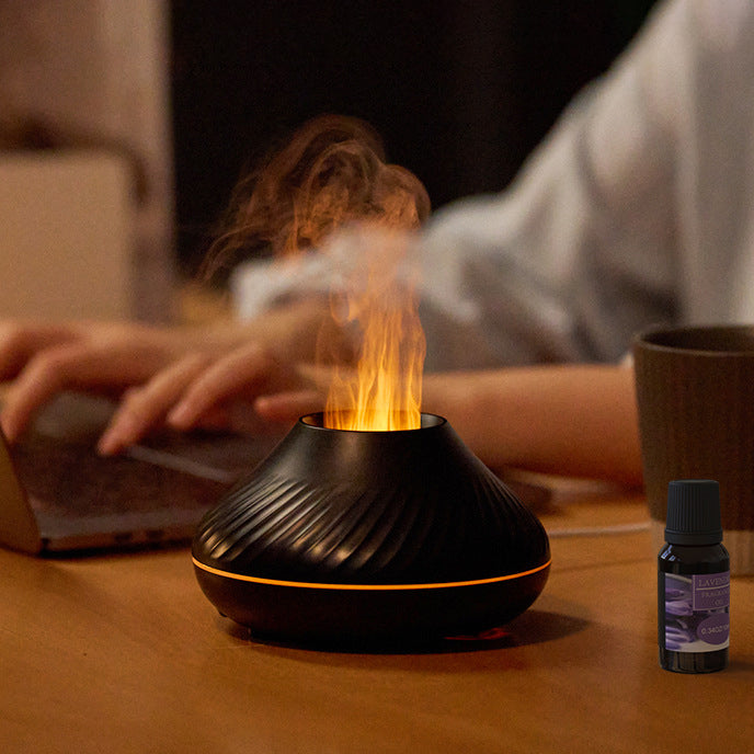 Volcanic Aroma Diffuser Lamp 130ml USB Portable