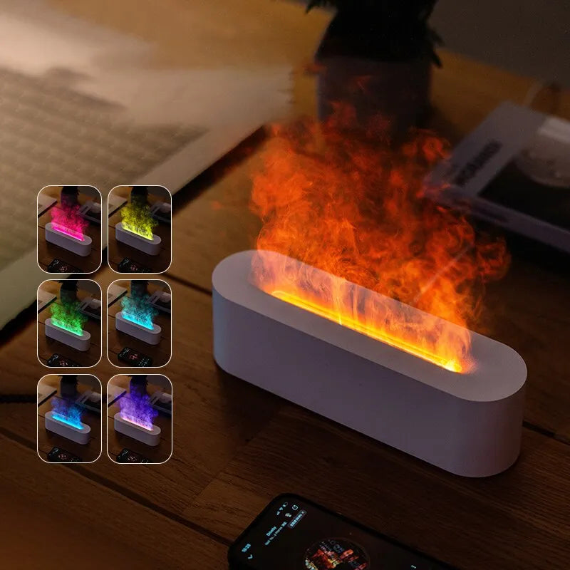 Newest RGB Flame Humidifier
