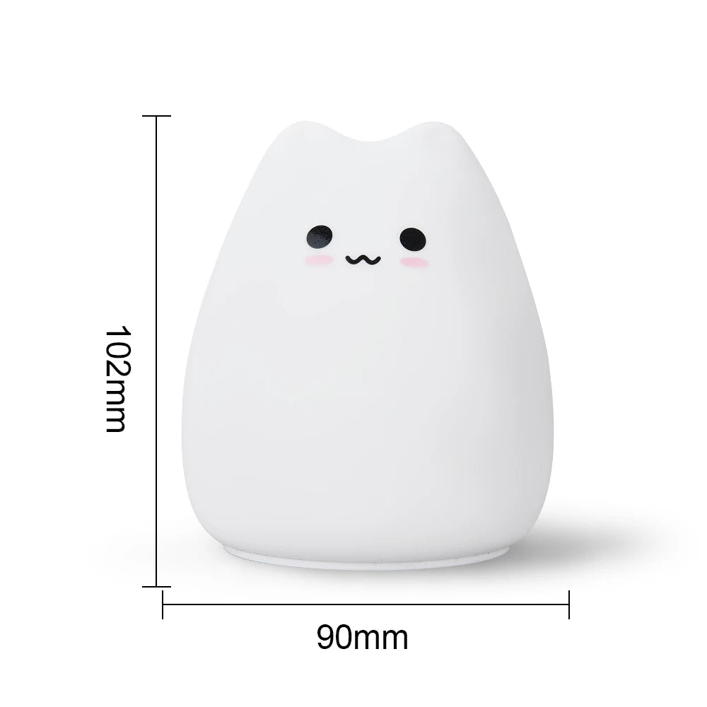 Cartoon Cat LED Night Light