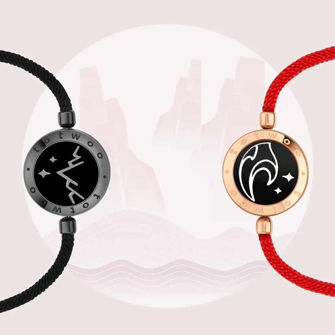 Long distance touch Bracelets for Couples