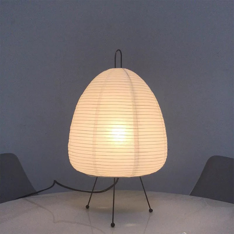 Japanese Rice Paper Lantern LED Table Lamp