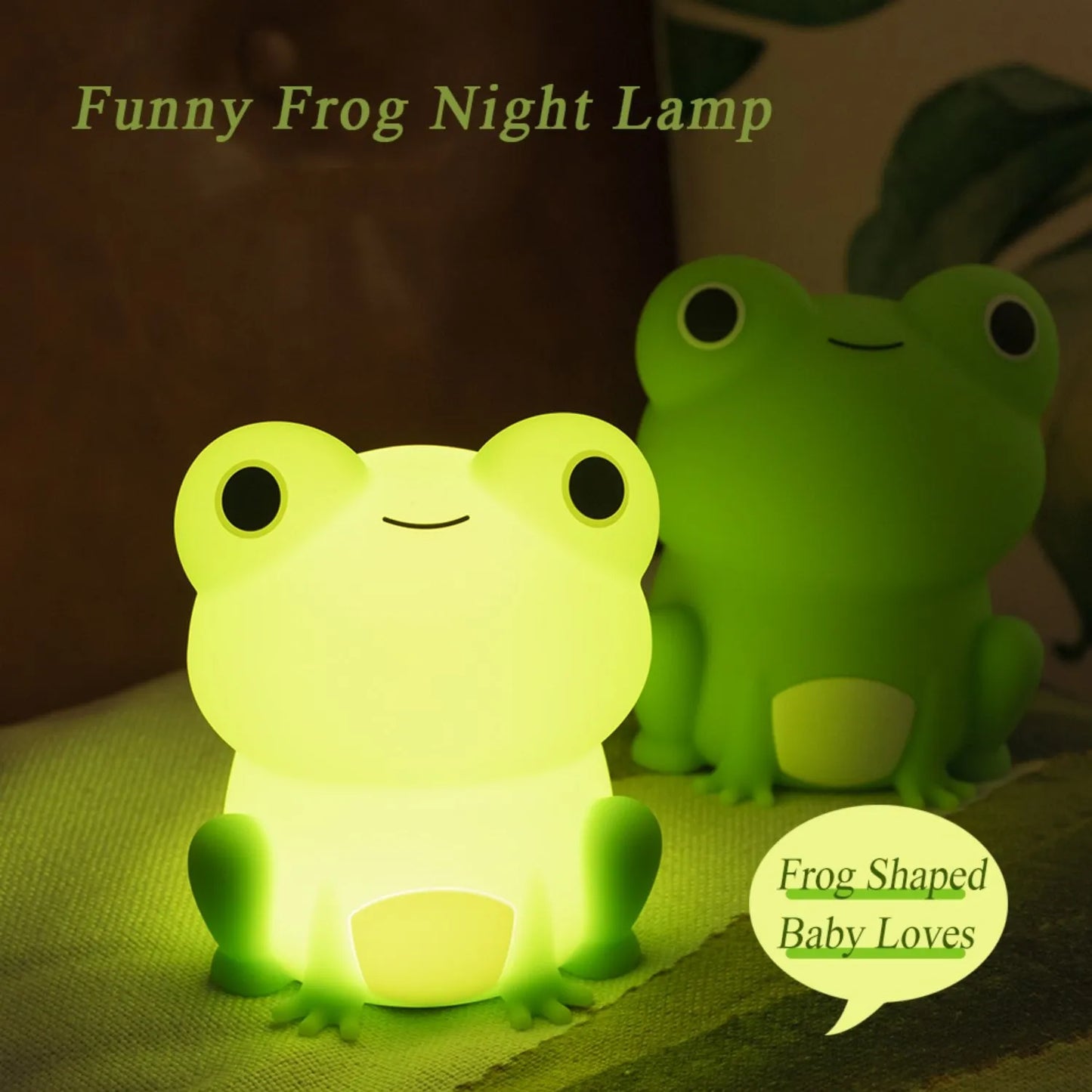 Frog Soft Silicone Sleeping Night Light