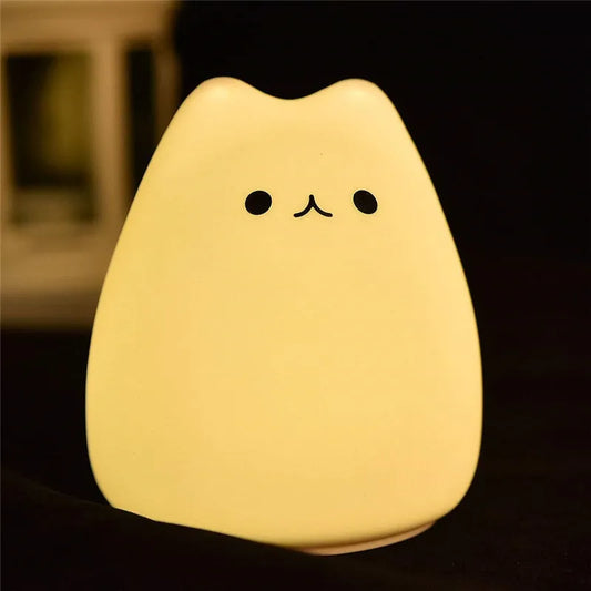 Cartoon Cat LED Night Light