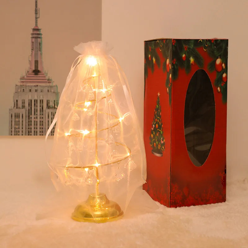 Modern Christmas Crystal Desk Lighting