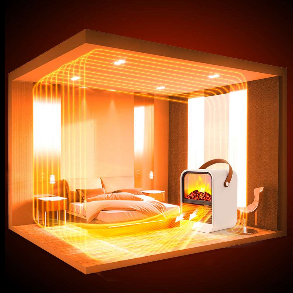 Simulated Fireplace Heater
