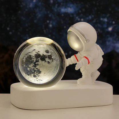 3D Astronaut Crystal Ball LED Night Light