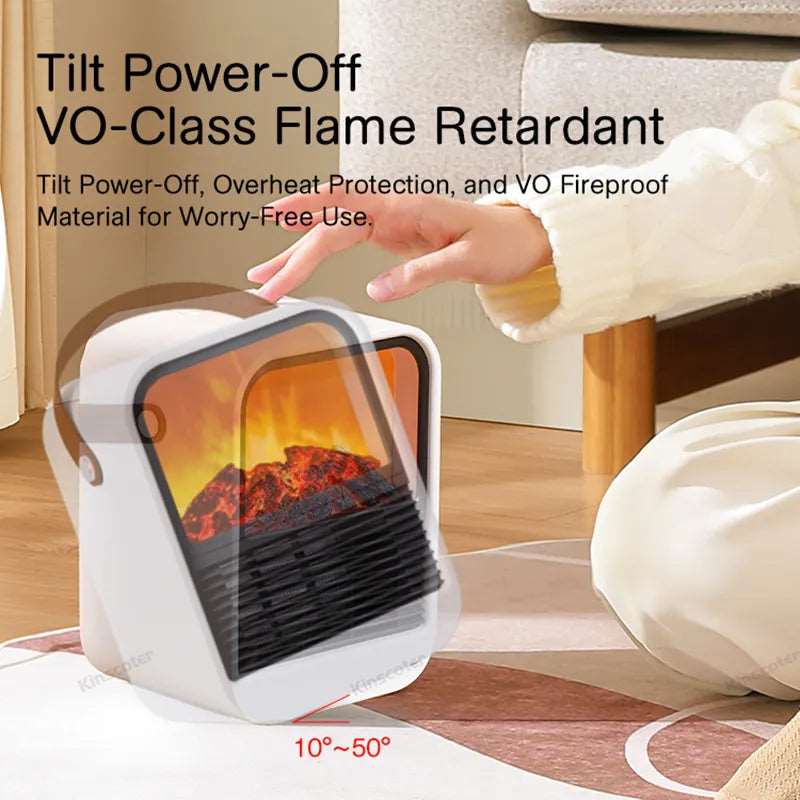 Simulated Fireplace Heater