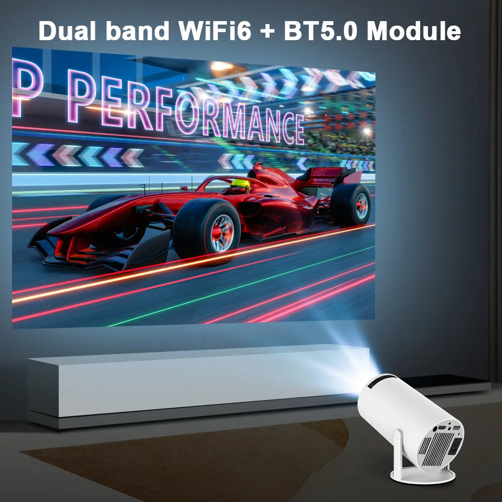 Transpeed Android 11 4K Projector with WiFi6 and BT5.0