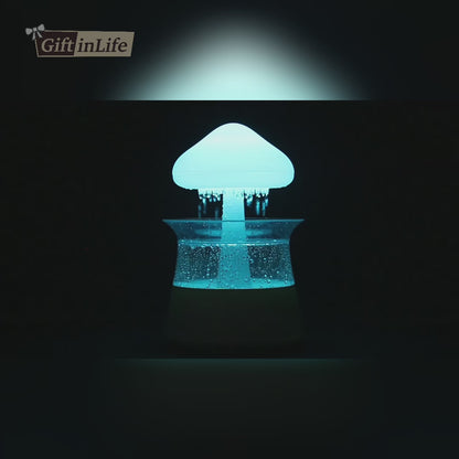 Rain Cloud humidifier with 7 color led
